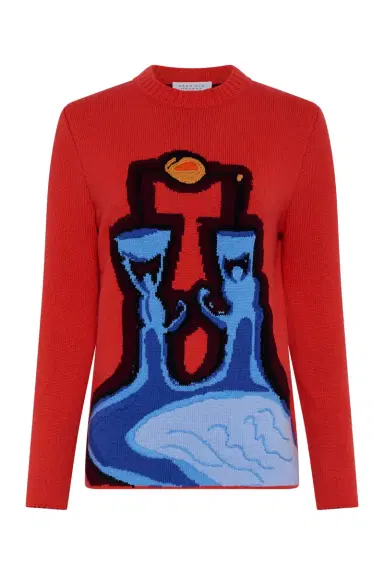 Gabriela Hearst Avichai Knit Sweater in Air Multi Cashmere | Thumbnail 1