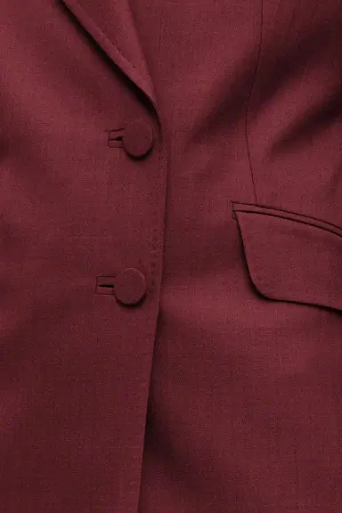 Gabriela Hearst Angela Blazer in Bordeaux Wool Silk | Thumbnail 7 Gabriela Hearst Angela Blazer in Bordeaux Wool Silk | Thumbnail 7