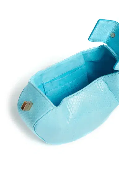 Gabriela Hearst Demi Bag in Pale Blue Snakeskin | Thumbnail 4 Gabriela Hearst Demi Bag in Pale Blue Snakeskin | Thumbnail 4