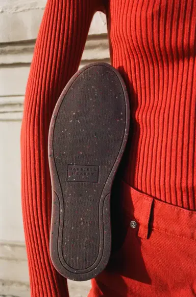 Gabriela Hearst Ohio Slip-on Sneaker in Antelope Orange Nubuck | Thumbnail 2 Gabriela Hearst Ohio Slip-on Sneaker in Antelope Orange Nubuck | Thumbnail 2