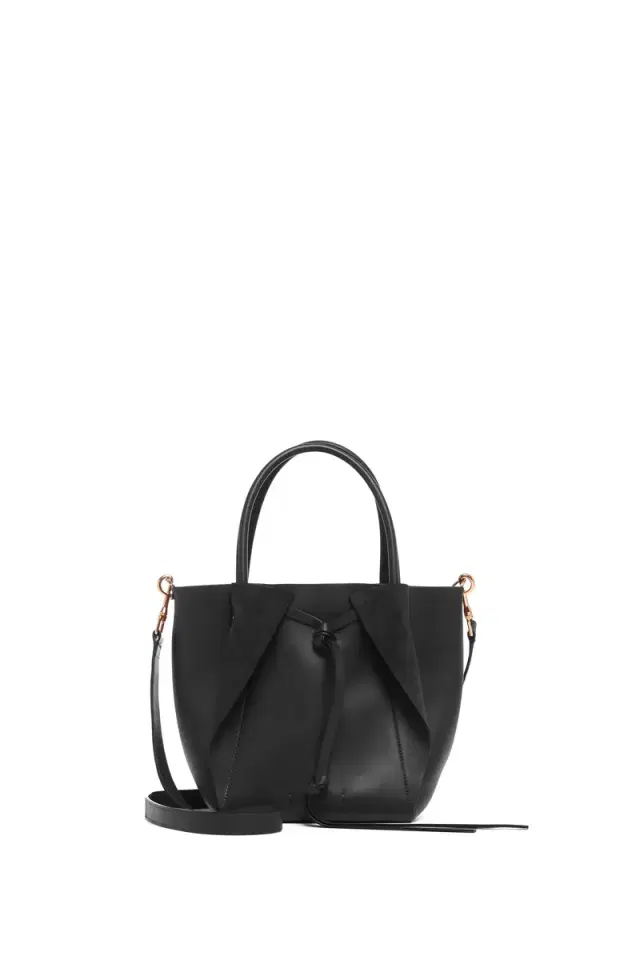 Gabriela Hearst Small Marija Tote Bag in Black Nappa Leather