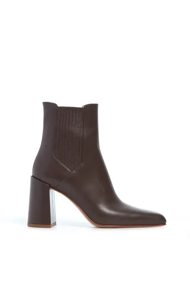 GABRIELA HEARST Luke High Heel Ankle Boot in Chocolate Leather