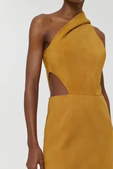 Gabriela Hearst Kallen Hoodie Maxi Dress In Cashew Suede | Thumbnail 8 Gabriela Hearst Kallen Hoodie Maxi Dress In Cashew Suede | Thumbnail 8