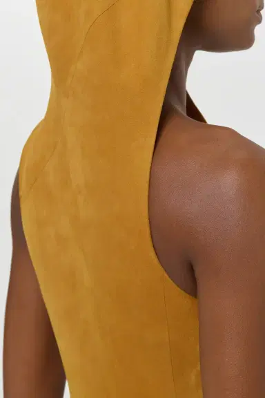 Gabriela Hearst Kallen Hoodie Maxi Dress In Cashew Suede | Thumbnail 10 Gabriela Hearst Kallen Hoodie Maxi Dress In Cashew Suede | Thumbnail 10