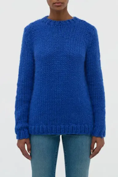 Gabriela Hearst Poros Knit Sweater in Cobalt Cashmere | Thumbnail 2 Gabriela Hearst Poros Knit Sweater in Cobalt Cashmere | Thumbnail 2