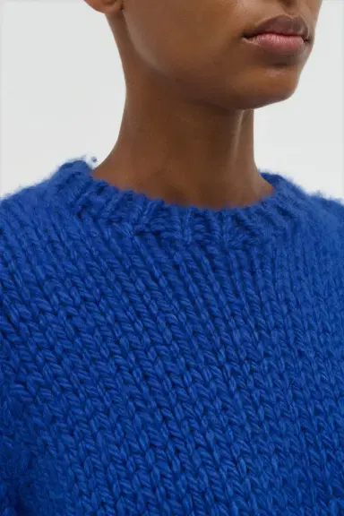 Gabriela Hearst Poros Knit Sweater in Cobalt Cashmere | Thumbnail 5 Gabriela Hearst Poros Knit Sweater in Cobalt Cashmere | Thumbnail 5
