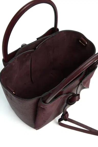 Gabriela Hearst Small Marija Tote Bag in Bordeaux Textured Leather | Thumbnail 4 Gabriela Hearst Small Marija Tote Bag in Bordeaux Textured Leather | Thumbnail 4