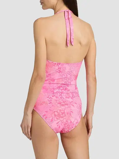 Johnny Was Women's Roisin Twisted Floral One-Piece Swimsuit - Roisin | Thumbnail 4