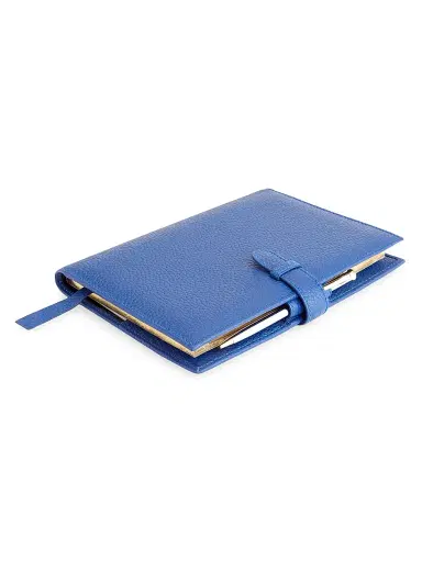 Royce New York Executive Leather Weekly Planner - Cobalt | Thumbnail 6