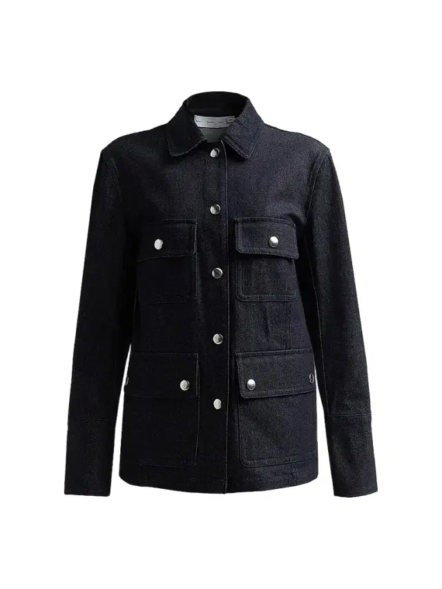 Proenza Schouler White Label Women's Stella Stretch-Cotton Twill Jacket - Indigo