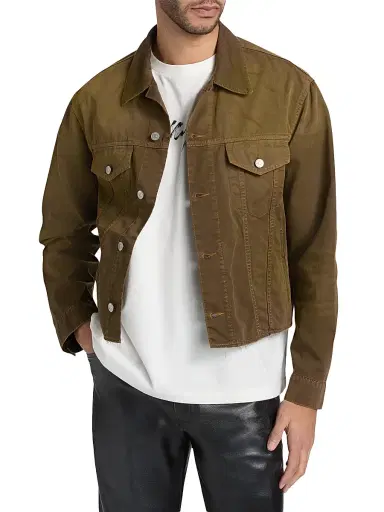 MM6 MAISON MARGIELA Men's Denim Sports Jacket | Thumbnail 3