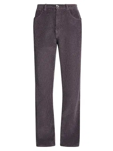 Marni Men's Cotton Corduroy Straight-Leg Pants - Deep Purple - Size 38 | Thumbnail 1 Marni Men's Cotton Corduroy Straight-Leg Pants - Deep Purple - Size 38 | Thumbnail 1