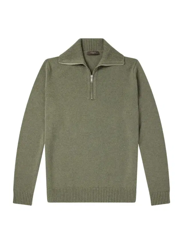 Zanone Cashmere Half-Zip Sweater - Men
