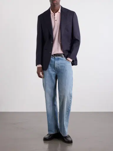 Slowear Cashmere-Blend Polo Sweater - Men | Thumbnail 2
