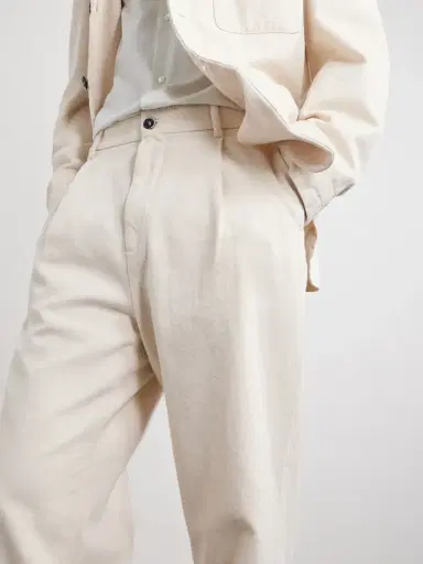 Barena Straight-Leg Pleated Cotton-Drill Trousers - Men | Thumbnail 6