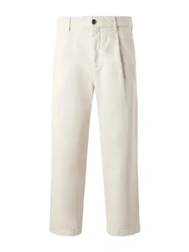Barena Straight-Leg Pleated Cotton-Drill Trousers - Men | Thumbnail 1