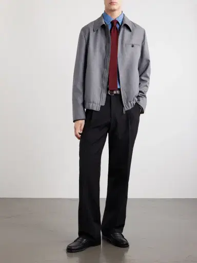 Slowear Montedoro Il Primo Wool-Canvas Bomber Jacket - Men | Thumbnail 2