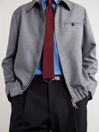 Slowear Montedoro Il Primo Wool-Canvas Bomber Jacket - Men | Thumbnail 6
