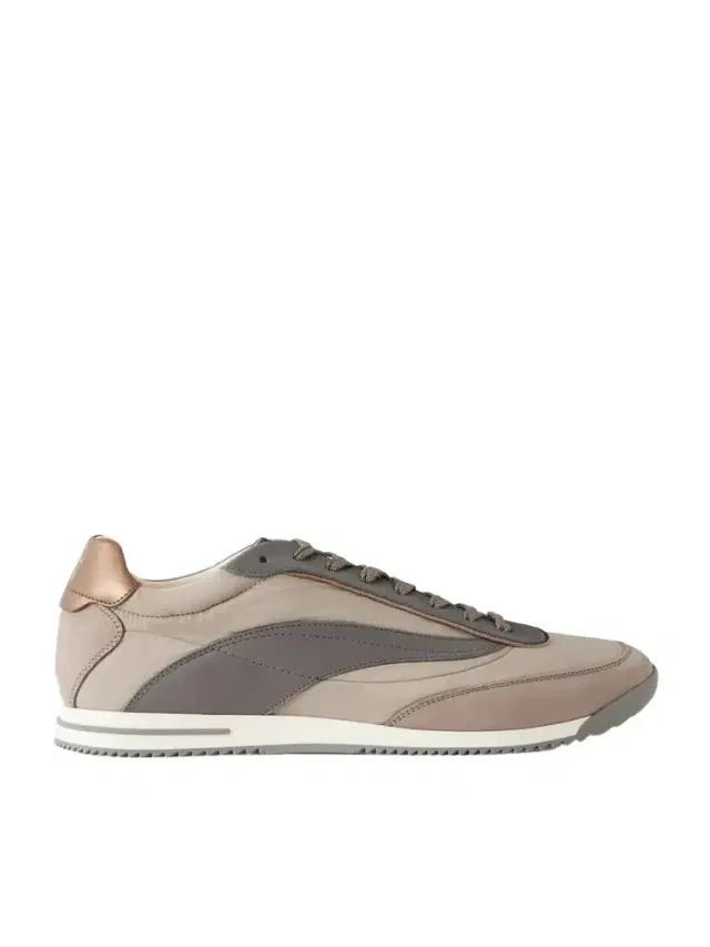Brunello Cucinelli Suede and Leather-Trimmed Shell Sneakers - Men