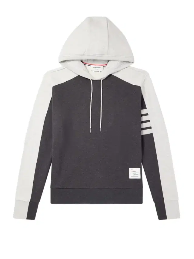Thom Browne Logo-Appliquéd Striped Cotton-Jersey Hoodie - Men