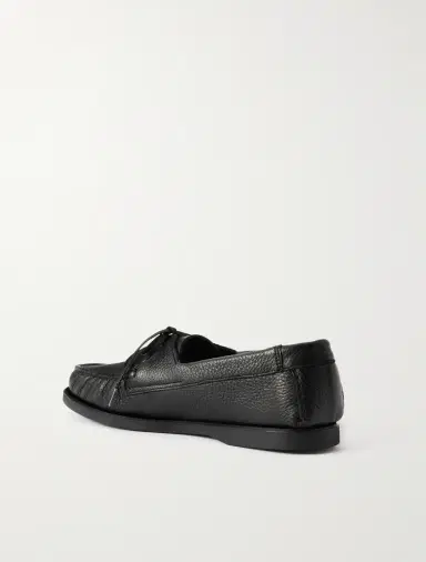 Saman Amel City Moc Full-Grain Leather Boat Shoes - Men | Thumbnail 4