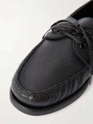 Saman Amel City Moc Full-Grain Leather Boat Shoes - Men | Thumbnail 5