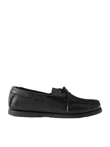 Saman Amel City Moc Full-Grain Leather Boat Shoes - Men | Thumbnail 1