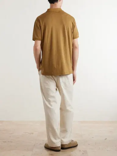 Polo Ralph Lauren Logo-Embroidered Cotton-Jersey Polo Shirt - Men | Thumbnail 4