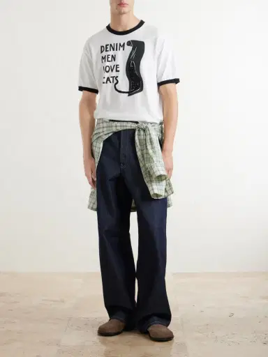 KAPITAL Embellished Printed Cotton-Jersey T-Shirt - Men | Thumbnail 2