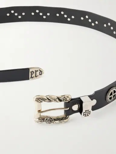 Enfants Riches Déprimés Effigy 4cm Embellished Leather Blet - Men | Thumbnail 3