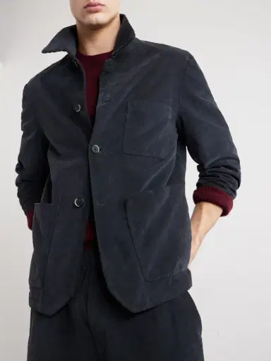 Barena Stretch-Cotton Moleskin Overshirt - Men | Thumbnail 5