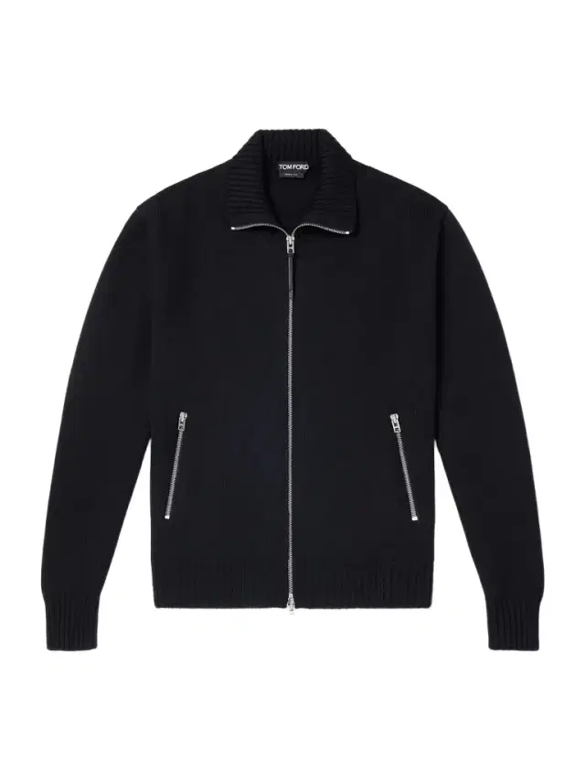 Tom Ford Leather-Trimmed Merino Wool Cardigan - Men
