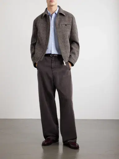 Slowear Montedoro Il Primo Checked Stretch-Wool Blouson Jacket - Men | Thumbnail 2 Slowear Montedoro Il Primo Checked Stretch-Wool Blouson Jacket - Men | Thumbnail 2