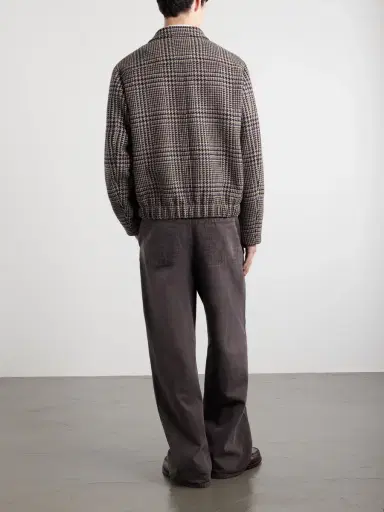 Slowear Montedoro Il Primo Checked Stretch-Wool Blouson Jacket - Men | Thumbnail 4 Slowear Montedoro Il Primo Checked Stretch-Wool Blouson Jacket - Men | Thumbnail 4