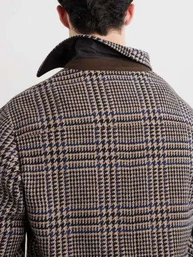 Slowear Montedoro Il Primo Checked Stretch-Wool Blouson Jacket - Men | Thumbnail 5 Slowear Montedoro Il Primo Checked Stretch-Wool Blouson Jacket - Men | Thumbnail 5