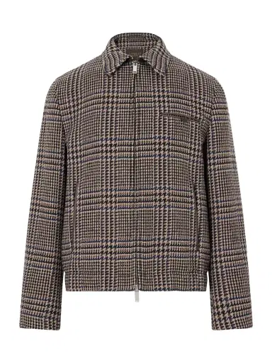 Slowear Montedoro Il Primo Checked Stretch-Wool Blouson Jacket - Men | Thumbnail 1 Slowear Montedoro Il Primo Checked Stretch-Wool Blouson Jacket - Men | Thumbnail 1
