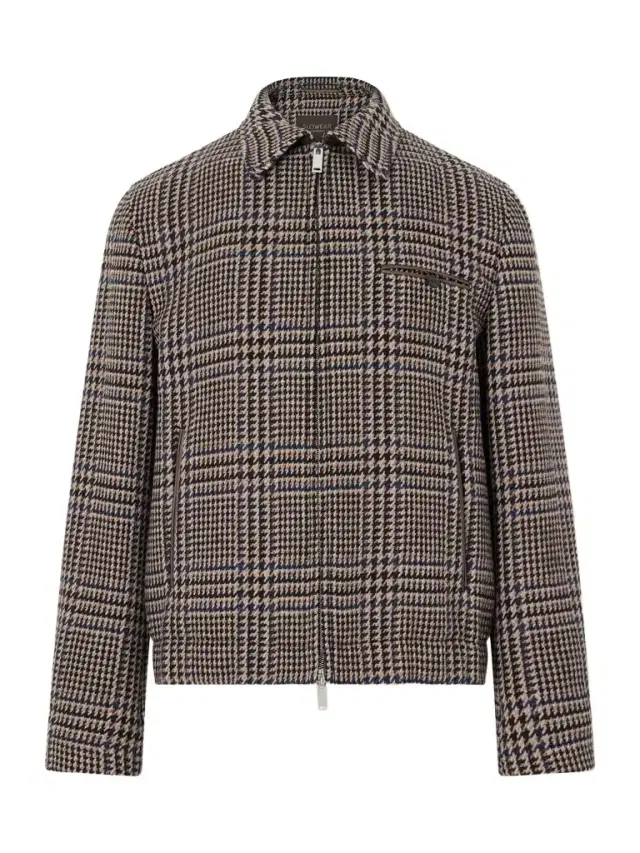 Slowear Montedoro Il Primo Checked Stretch-Wool Blouson Jacket - Men