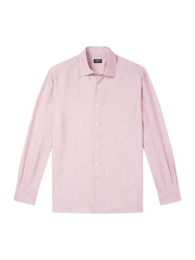 Zegna Striped Silk Shirt - Men