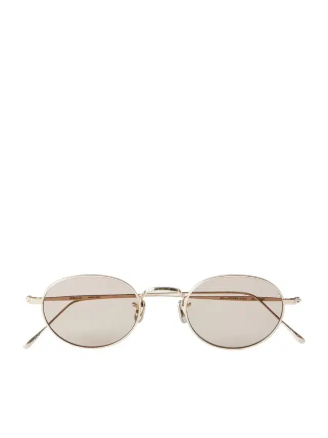 Auralee Eyevan Round-Frame Titanium Sunglasses - Men