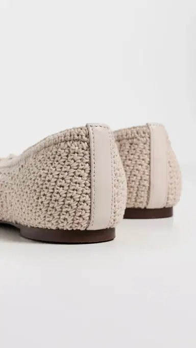 Madewell Hester Crochet Ballet Flats Vintage Ivory 6 | Thumbnail 4 Madewell Hester Crochet Ballet Flats Vintage Ivory 6 | Thumbnail 4