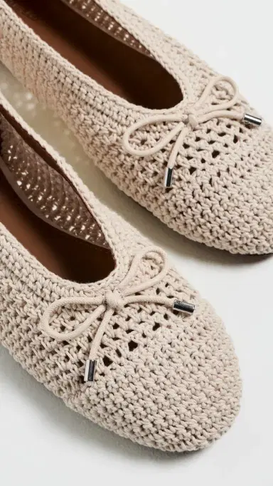 Madewell Hester Crochet Ballet Flats Vintage Ivory 6 | Thumbnail 5 Madewell Hester Crochet Ballet Flats Vintage Ivory 6 | Thumbnail 5