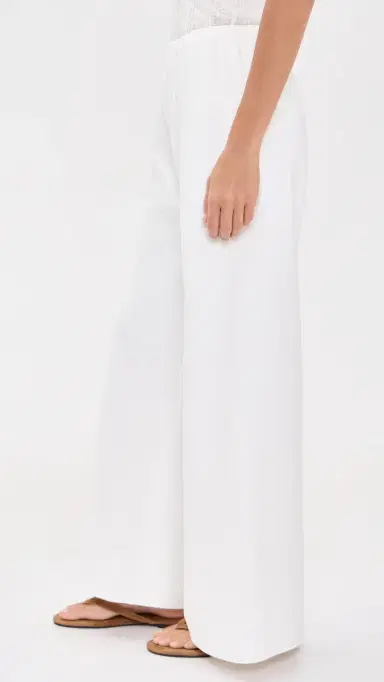 La Ligne Cropped Colby Pants Ivory M | Thumbnail 4