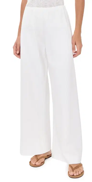 La Ligne Cropped Colby Pants Ivory M | Thumbnail 1