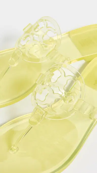 Tory Burch Miller Jelly Sandals Yellow | Thumbnail 6