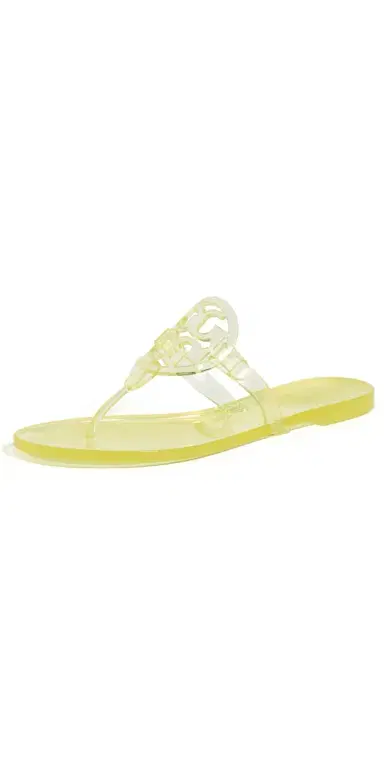 Tory Burch Miller Jelly Sandals Yellow | Thumbnail 1