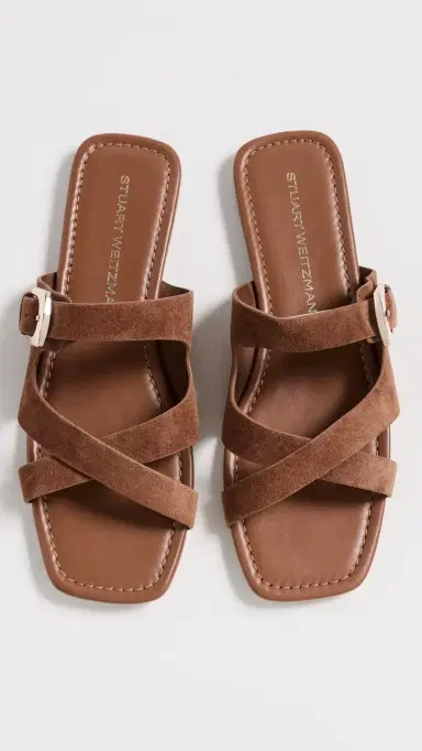Stuart Weitzman Sai Slides Doe | Thumbnail 2