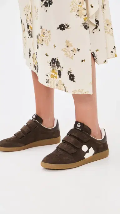 Isabel Marant Beth Sneakers Chocolate/Milky White | Thumbnail 3 Isabel Marant Beth Sneakers Chocolate/Milky White | Thumbnail 3