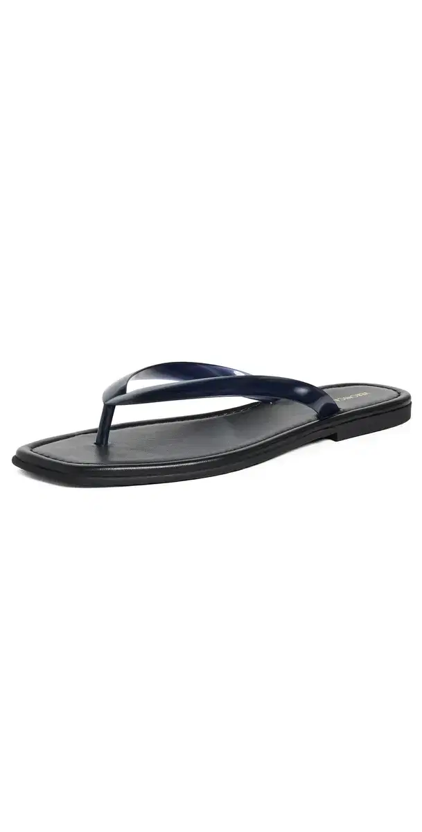 Veronica Beard Clea Jelly Sandals NAVY