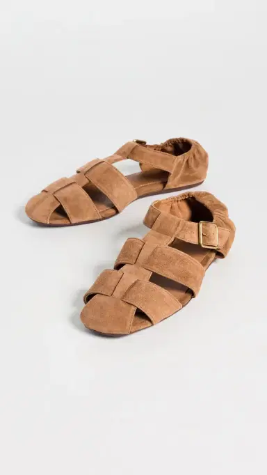 Madewell Greta Fisherman Flats Aged Cognac 7 | Thumbnail 5 Madewell Greta Fisherman Flats Aged Cognac 7 | Thumbnail 5