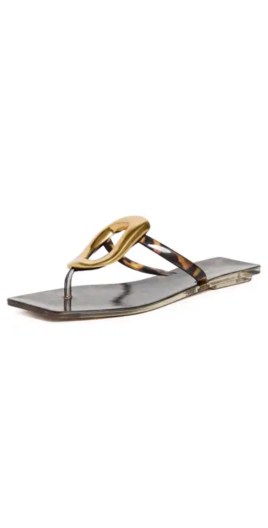 Jeffrey Campbell Linques Jelly Sandals Tortoise 7 | Thumbnail 1 Jeffrey Campbell Linques Jelly Sandals Tortoise 7 | Thumbnail 1